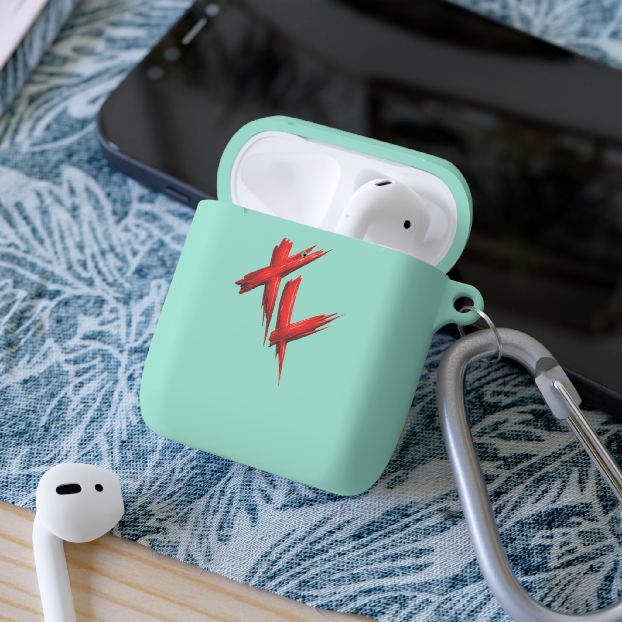 Tred Life AirPods Case Cover — Red Brushstroke Logo Protective AirPods & AirPods Pro Case