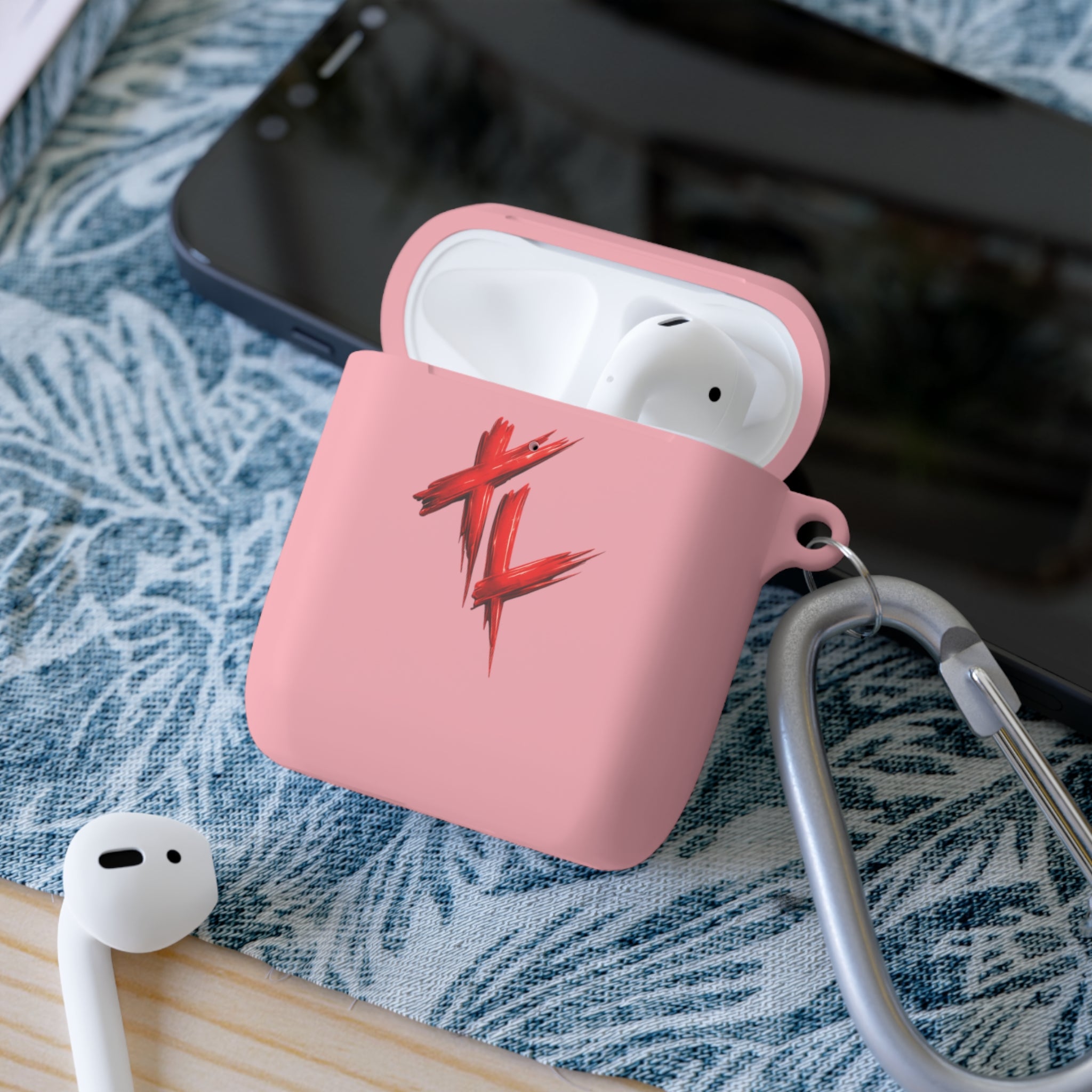 Tred Life AirPods Case Cover — Red Brushstroke Logo Protective AirPods & AirPods Pro Case