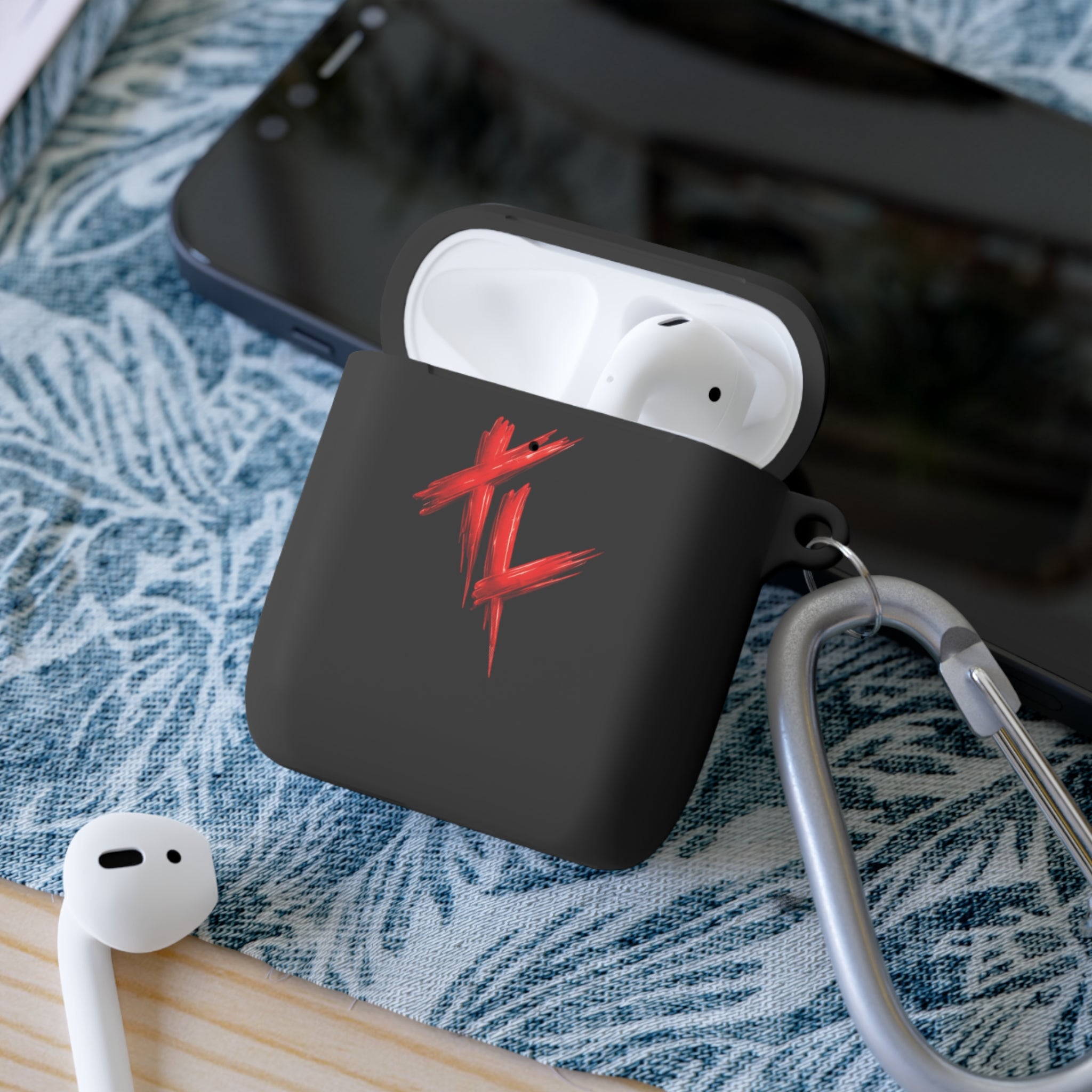 Tred Life AirPods Case Cover — Red Brushstroke Logo Protective AirPods & AirPods Pro Case