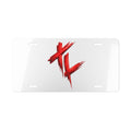 Red Slash Vanity Plate — Decorative Front License Plate